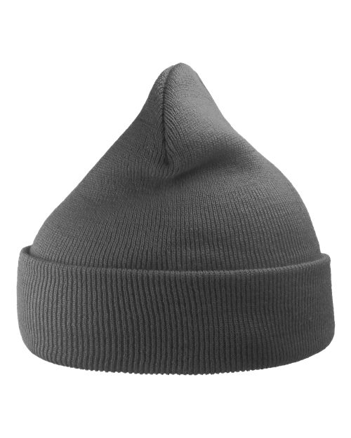 Leather Patch Beanie