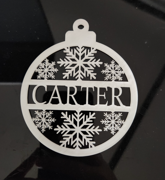 Snowflake Ornament- Custom