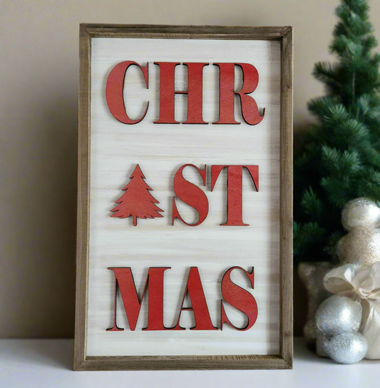 Rectangular Christmas Signs