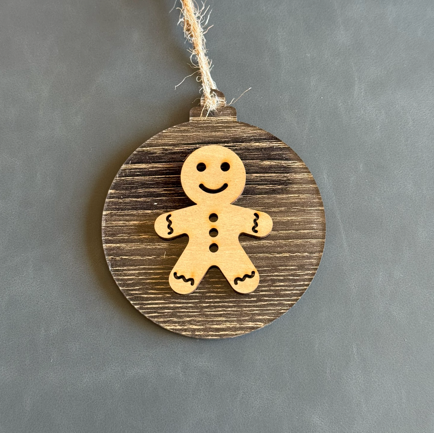 Gingerbread Man or Candy Cane-Ornament