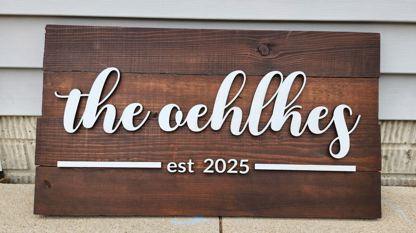 Wedding Sign